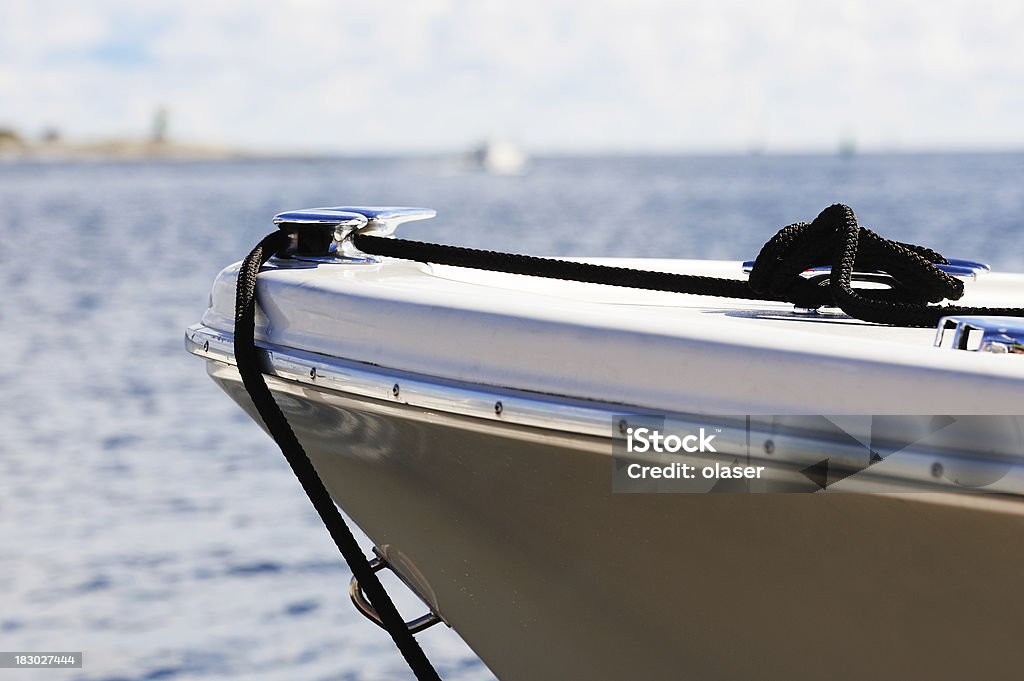 Vor dem Motorboot, d. h. Schleife - Lizenzfrei Luxus Stock-Foto