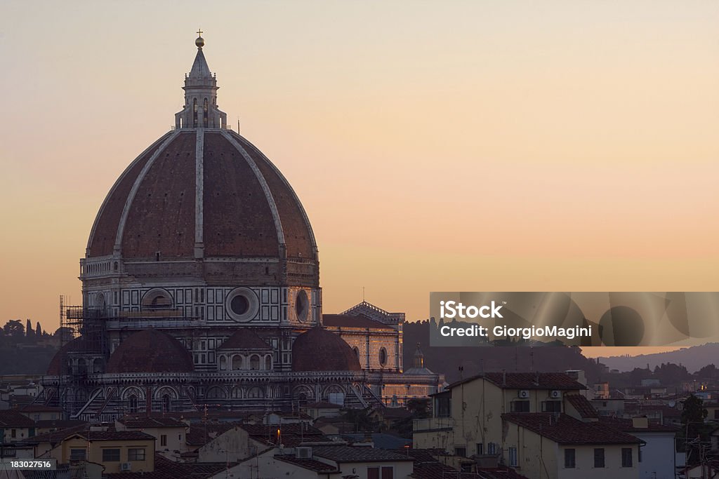 Duomo di Florencia al atardecer, HDR - Foto de stock de Cúpula libre de derechos