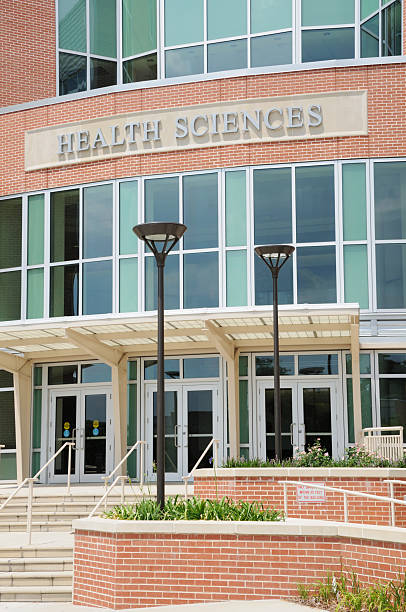 istock Entrance to health sciences building 183027882