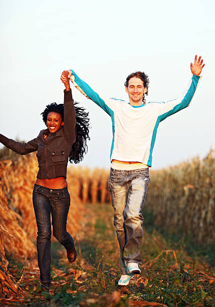 istock Loving young couple having fun. 183027891