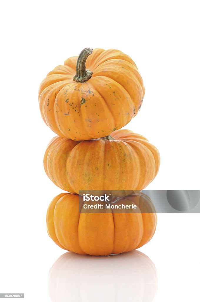 Три pumpkins - Стоковые фото Мини-тыква роялти-фри