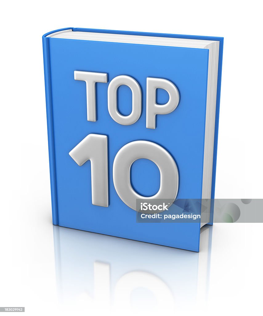 top 10 libro - Foto de stock de Top Ten - Lista libre de derechos