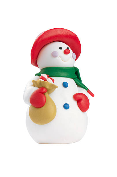 istock Snowman with red hat isolated on white background 183029381