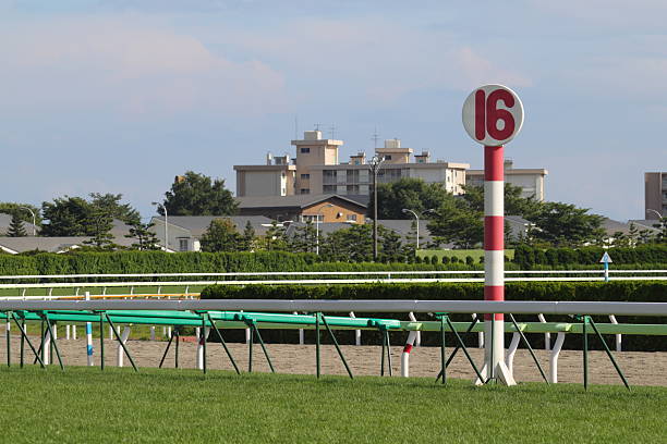 istock Horse Racing Track 183030008