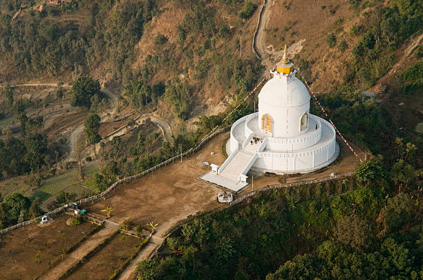 istock World Peace Pagoda, Pokhara 183030229
