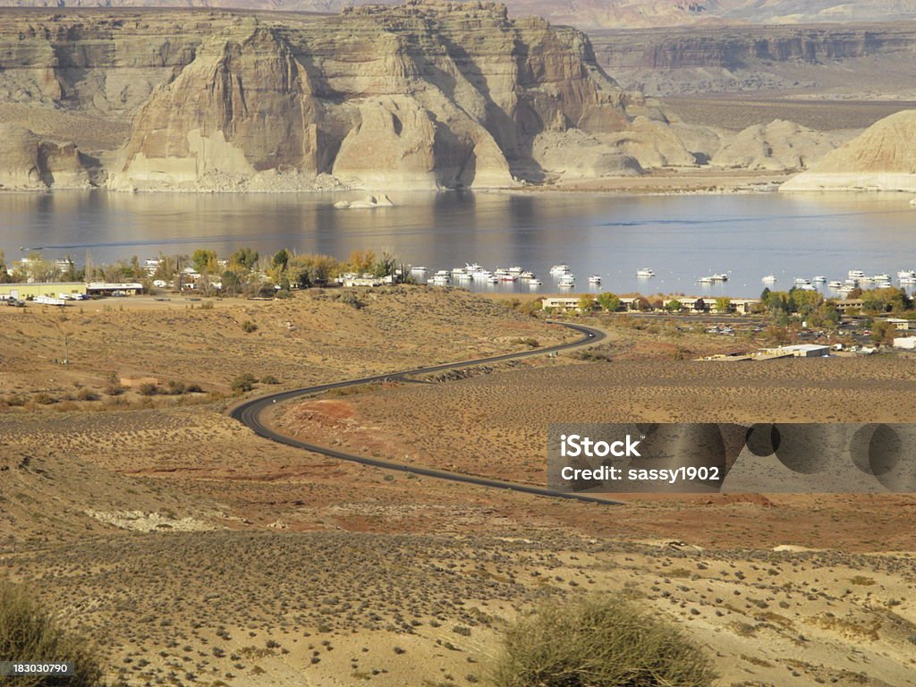 Hausboote von Lake Powell - Lizenzfrei Alles hinter sich lassen Stock-Foto