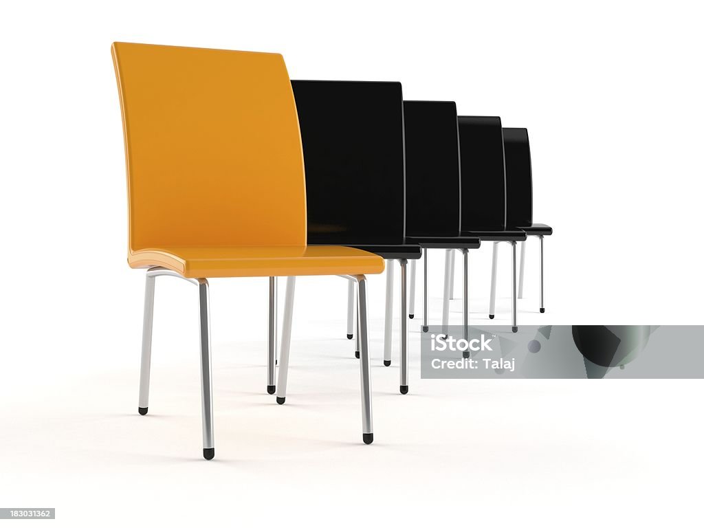 Business chair Meeting concept Black Color Stock Photo