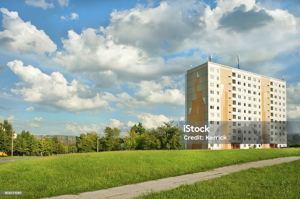 6170 Hochhaus-apartment-Gebäude-Gera, Deutschland - Lizenzfrei Plattenbau Stock-Foto