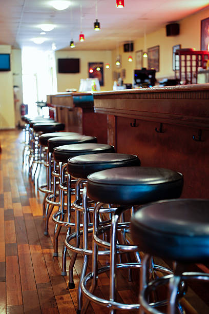 istock Bar Stools in a Sports Pub Tavern 183032354