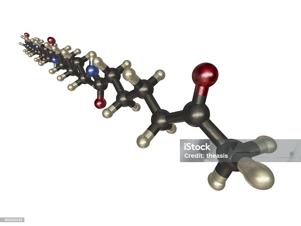 Modelo de Nylon - Foto de stock de Molécula libre de derechos