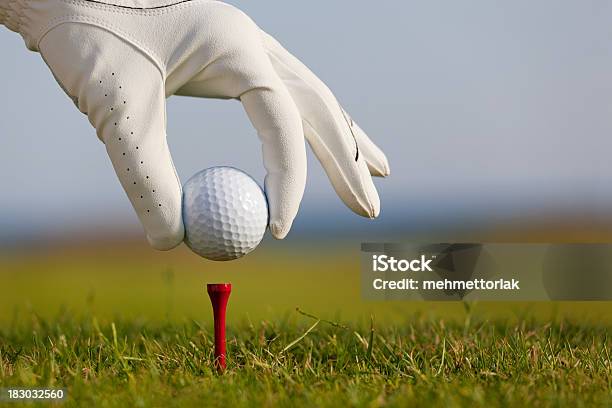 Teeing Up Stock Photo - Download Image Now - Golf, Golf Ball, Golf Course