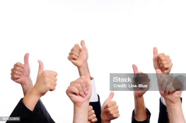 Business Persons Thumbs Upisolatedcopyspace Stock Photo - Download Image Now - Thumbs Up, Cut Out, Variation