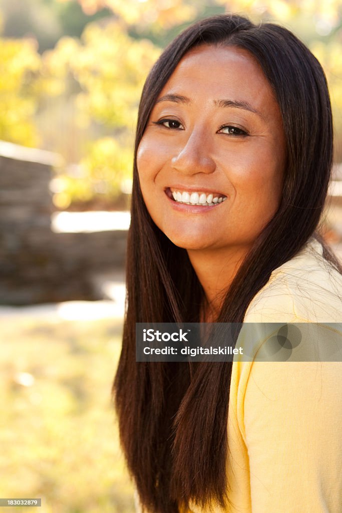 Hermosa mujer asiática - Foto de stock de Maquillaje libre de derechos