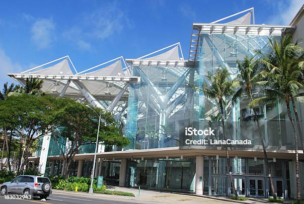 Hawaii Convention Center In Honolulu Stock Photo - Download Image Now - Hawaii Islands, Business, Rooftop