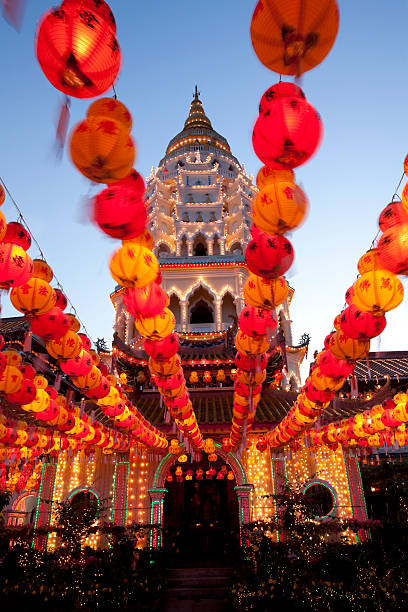 istock kek lok si temple illuminated chinese lanterns 183033263