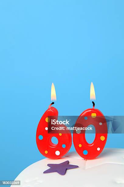 60 番誕生日のロウソク - ローソクのストックフォトや画像を多数ご用意 - ローソク, 数字, 誕生日ケーキ