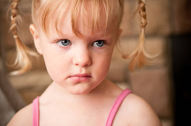 istock Disappointed Little Blonde-Haired Girl 183033995