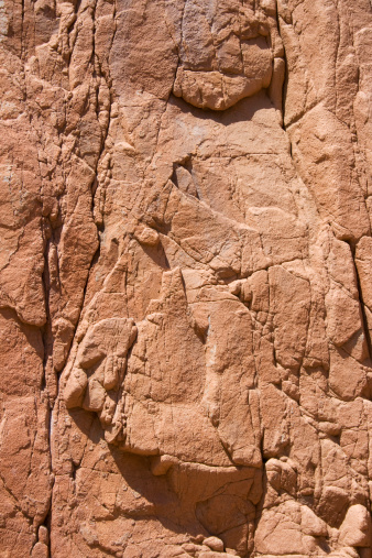 red rock wall