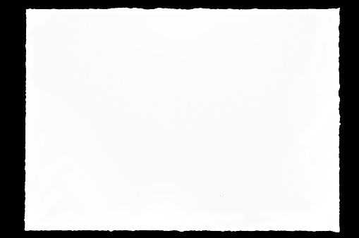 Blank Paper Page isolated on black background