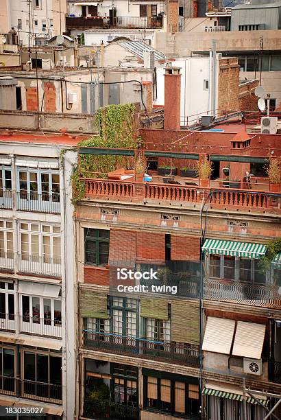 Traditional Style Housing Stock Photo - Download Image Now - Aerial View, Apartment, Architecture