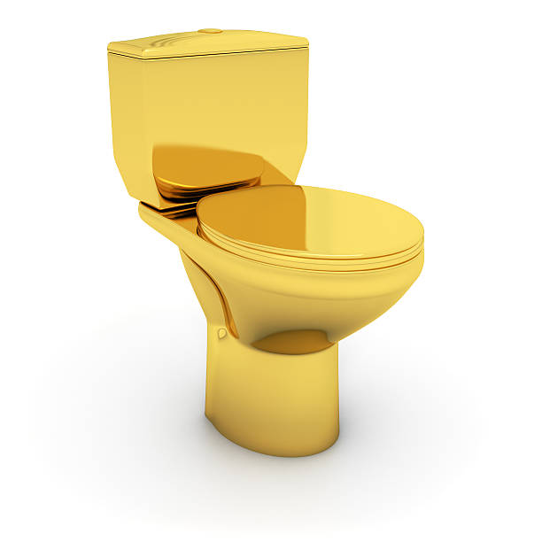 istock A toilet made out of gold alone 183035183