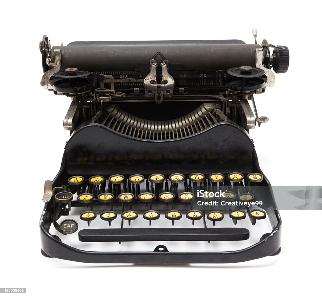Vintage-Schreibmaschine - Lizenzfrei Schreibmaschine Stock-Foto
