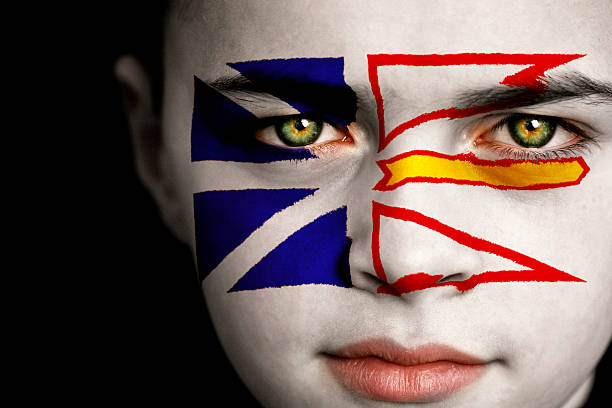 istock Newfoundland and Labrador Canadian Flag Boy 183035685