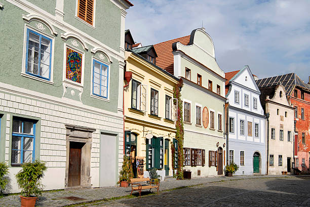istock the old Bohemian town Cesky Krumlov 183035770