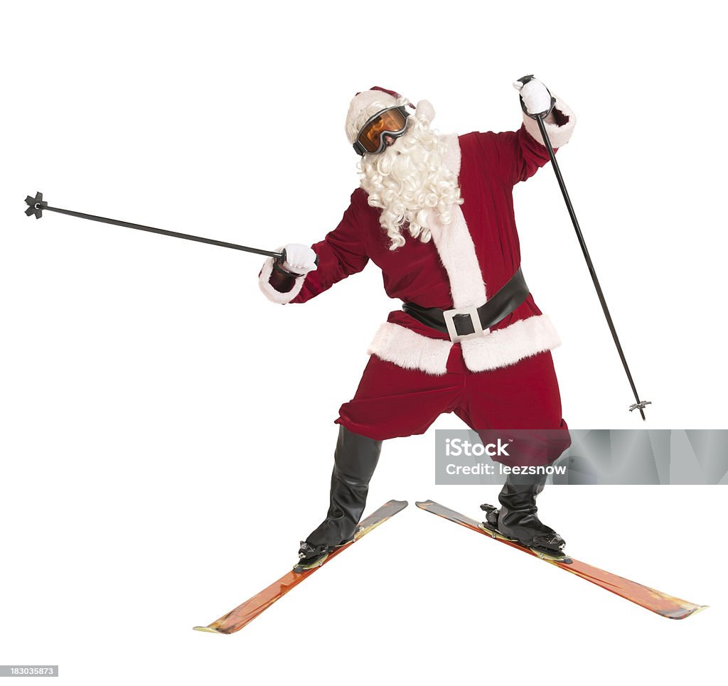 Esqui Santa-Sports série - Royalty-free Pai Natal Foto de stock