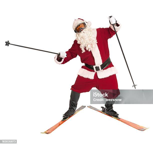 Esqui Santasports Série - Fotografias de stock e mais imagens de Pai Natal - Pai Natal, Fotografia - Imagem, Óculos de Esqui