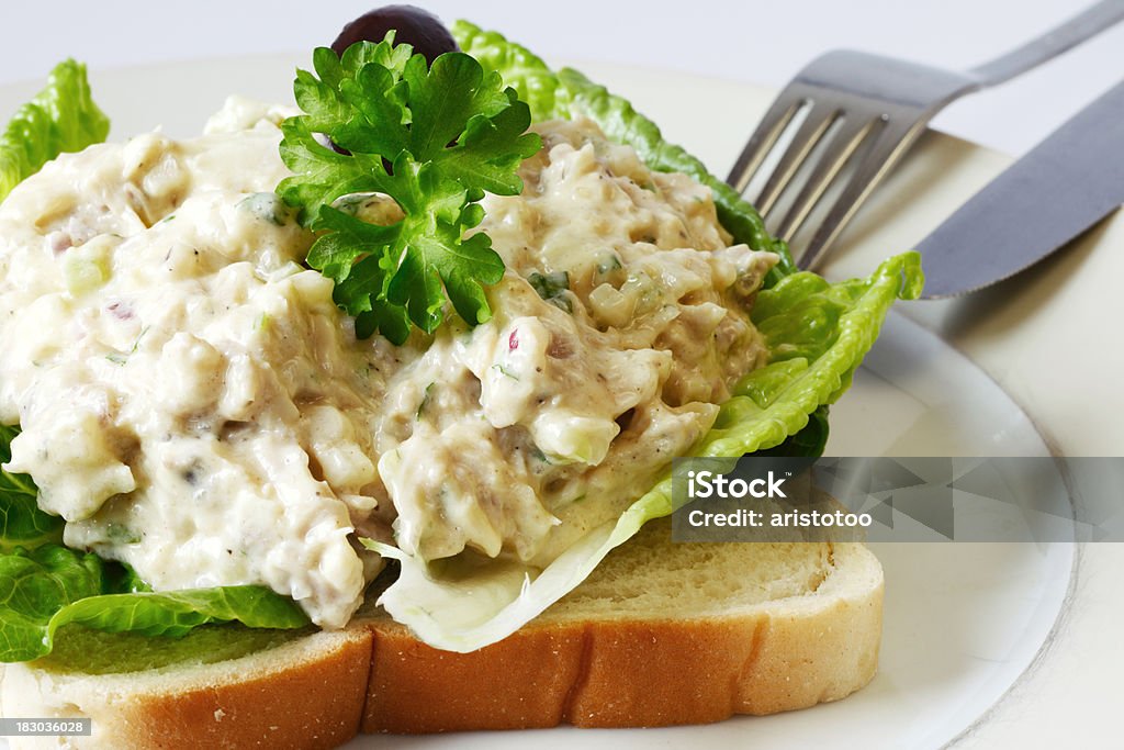 Hähnchen-Salat-Sandwich - Lizenzfrei Hühnersalat Stock-Foto