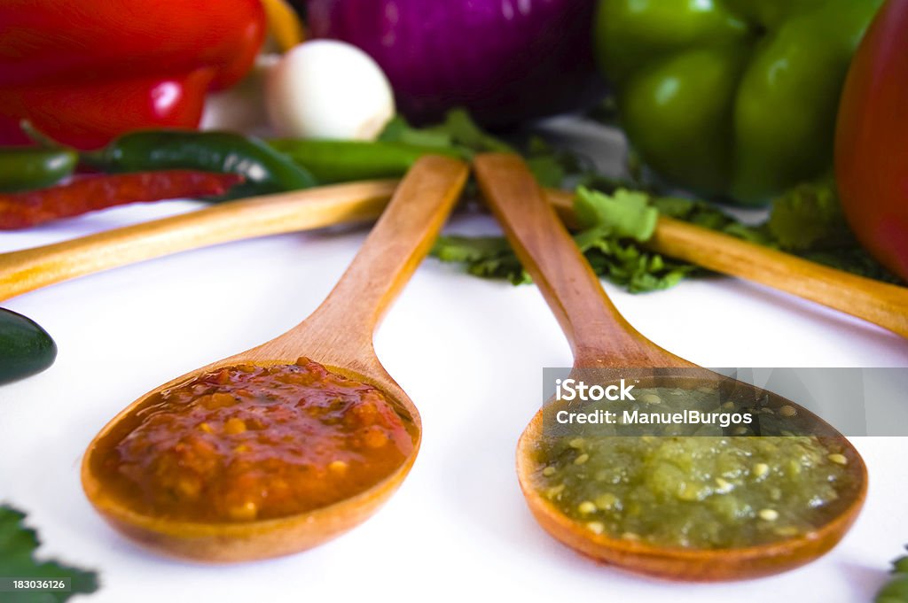 Salsas - Стоковые фото Зелёная сальса роялти-фри