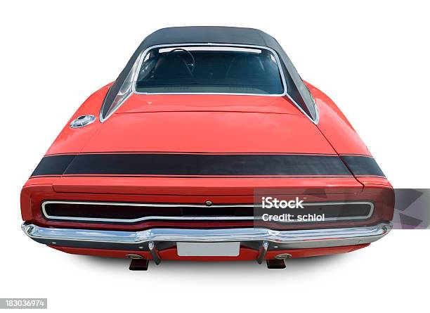 Dodge Charger Muscle Car From 1970 Stock Photo - Download Image Now - Rear View, Car, Sports Car