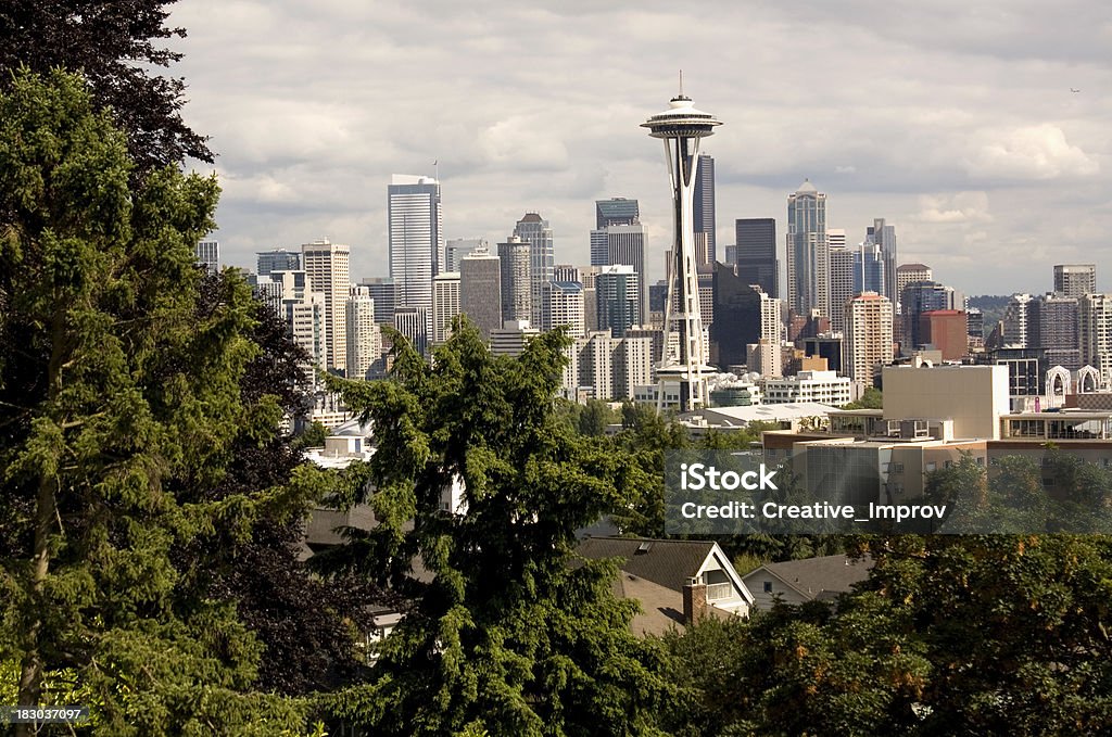 La ville de Seattle, dans l'État de Washington - Photo de Pacific Science Centre libre de droits