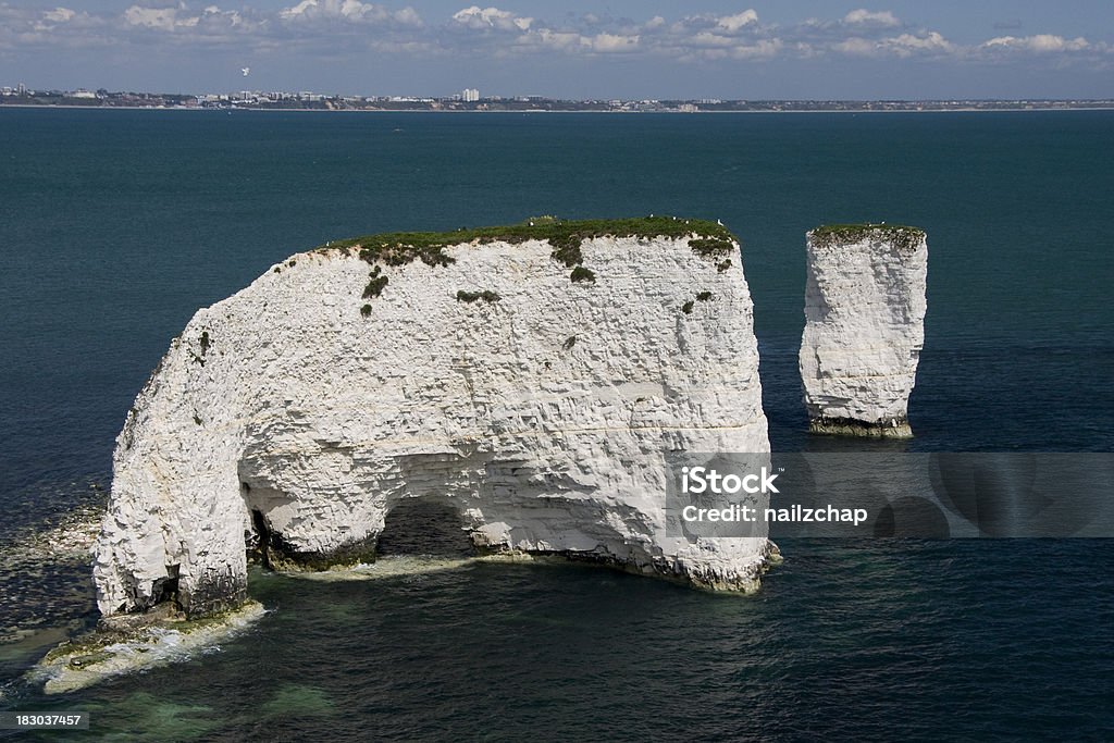 Старый Harry скалы в Дорсет - Стоковые фото Old Harry Point роялти-фри