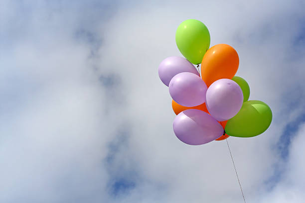 istock Colorful Balloons Against the Sky 183037576