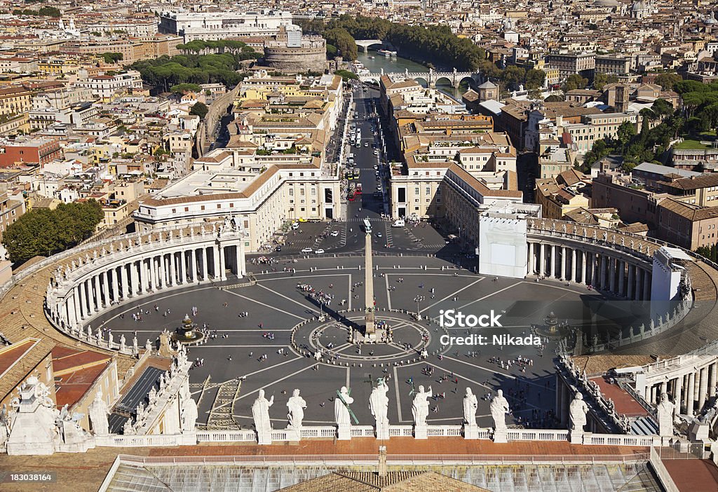 Praça Saint Peters, Roma - Royalty-free Vaticano Foto de stock