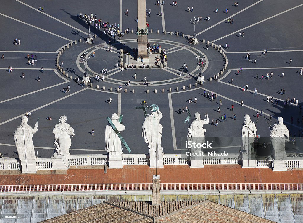 Saint Peters piazza, Roma - Foto stock royalty-free di Architettura