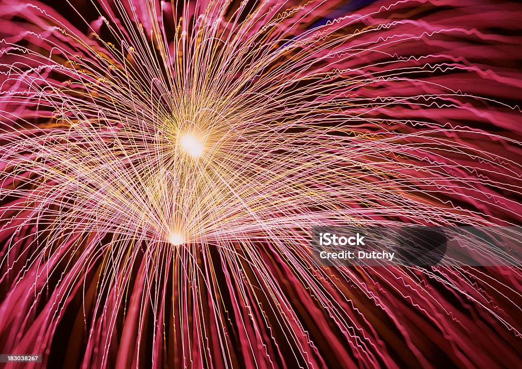 Close-up di magico con fuochi d'artificio. - Foto stock royalty-free di Astratto