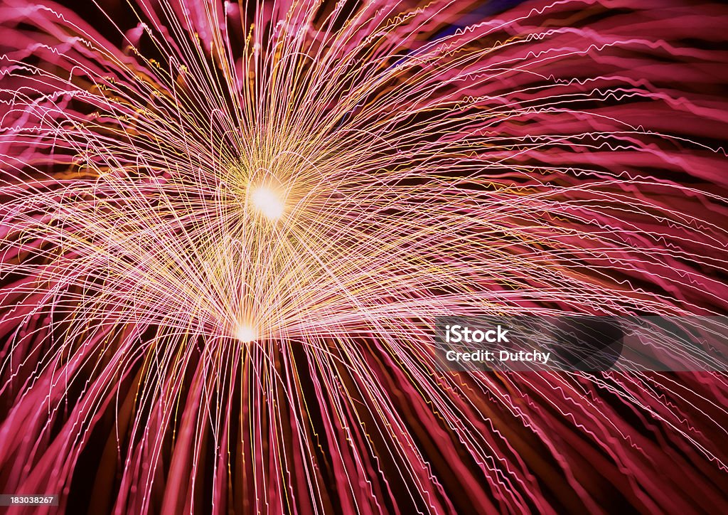 Close-up de fogo de artifício mágico. - Royalty-free Abstrato Foto de stock
