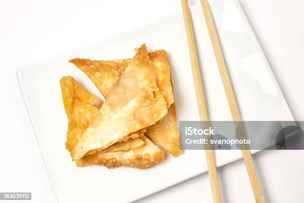 Wanton Fried Stock Photo - Download Image Now - Appetizer, Asian Food, Brown