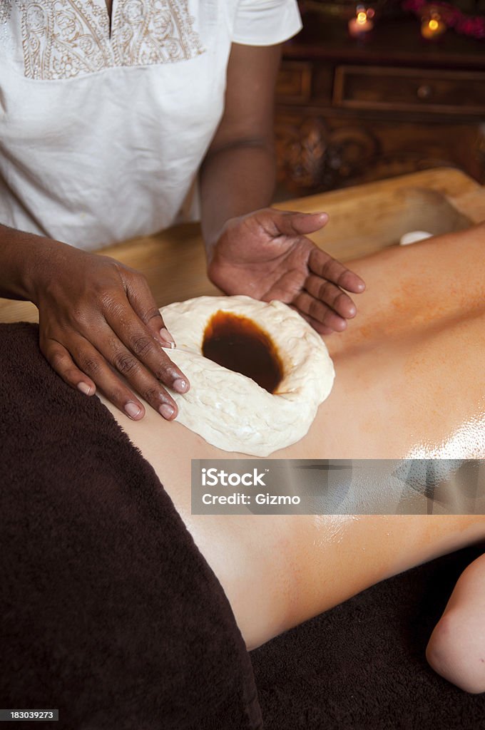 Aiurveda Massagem - Royalty-free Shirodhara Foto de stock