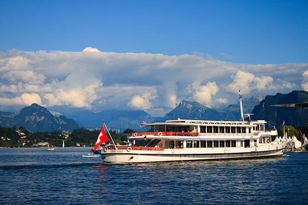 istock Excursion boat on Lake Lucerne, Switzerland 183039527