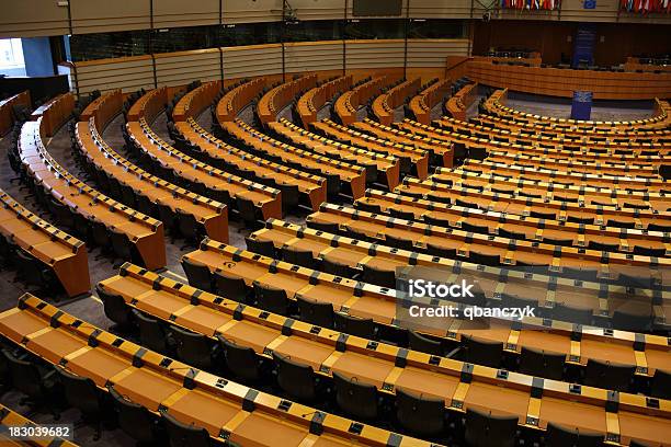 Assembly Zimmer Stockfoto und mehr Bilder von Europäisches Parlament - Europäisches Parlament, Offizielles Treffen, Region Brüssel-Hauptstadt