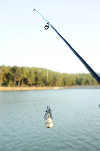 istock Bell on the fishing rod 183040230