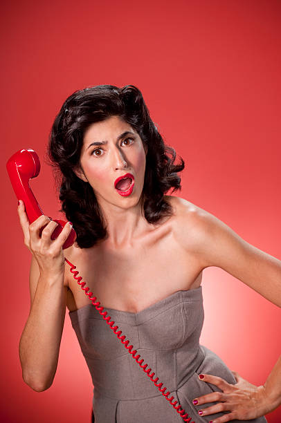 istock Retro Woman On The Phone 183040280