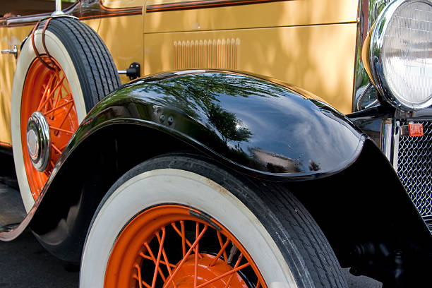 istock Antique Yellow and Black Chevrolet 183040518