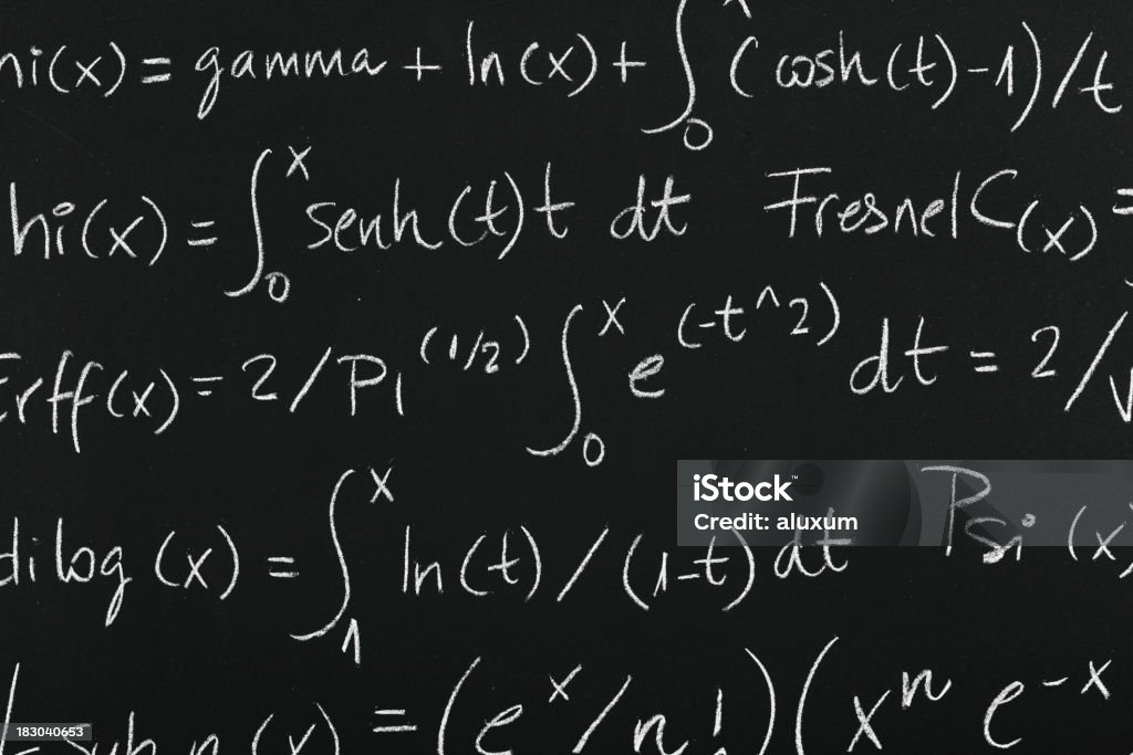 Mathematikstunde - Lizenzfrei Mathematische Formel Stock-Foto