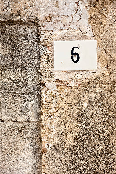 istock 6, Street Number On The Wall 183040695