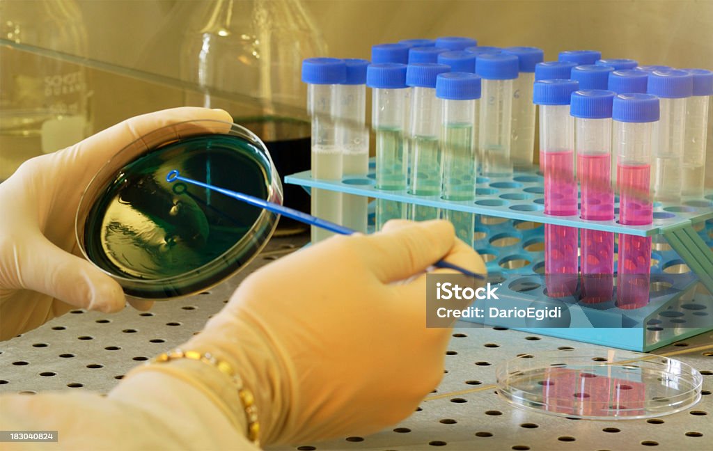 Laboratorio di chimica - Foto stock royalty-free di Analizzare